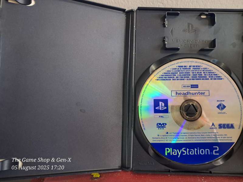 PS2 HEADHUNTER (PROMO DISC) - NO MANUAL