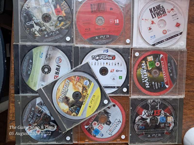 PS3 LOOSE GAME BUNDLE (10X GAMES)