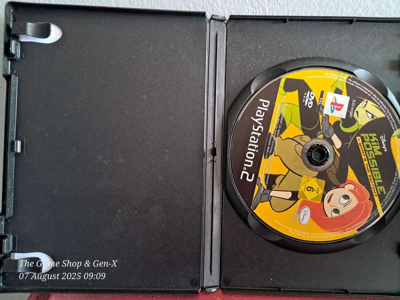 PS2 Kim Possible : Whats the Switch? - NO MAUAL (RE-PRINTED ARTWORK)