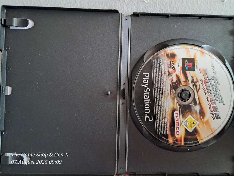 PS2 FAST AND THE FURIOUS - NO MANUAL (RE-PRINTED ARTWORK)