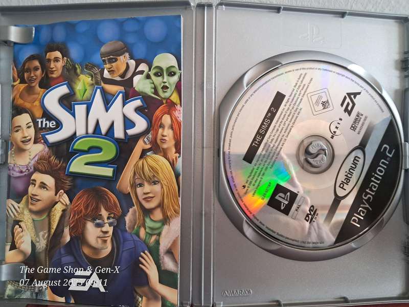 PS2 The Sims 2 (Platinum) CIB