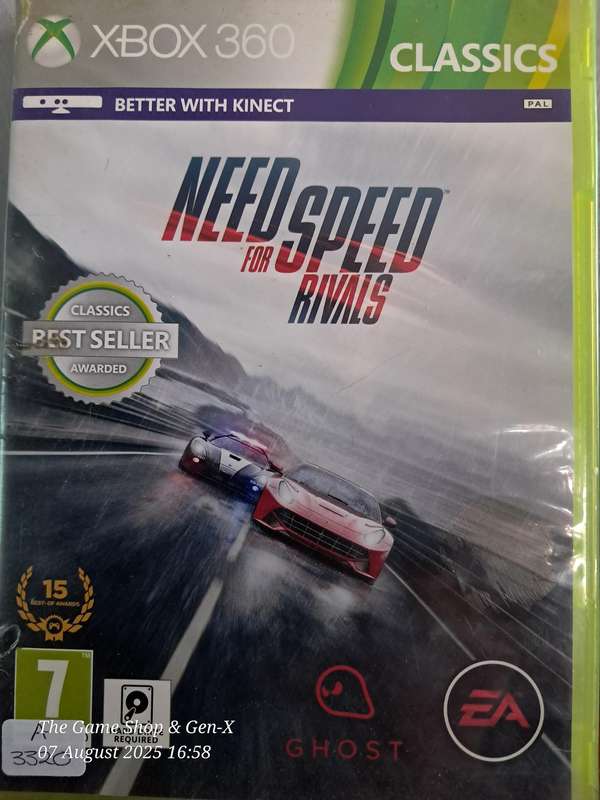XBOX 360 NEED FOR SPEED : RIVALS - NO MANUAL