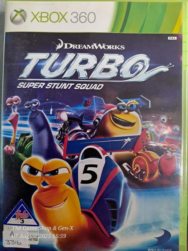 XBOX 360 TURBO : SUPER STUNT SQUAD - NO MANUAL