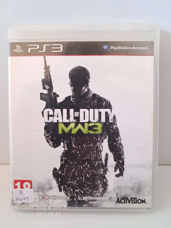 PS3 CALL OF DUTY : MODERN WARFARE 3 - CIB