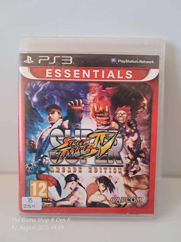 PS3 SUPER STREET FIGHTER IV : ARCADE EDITION - CIB
