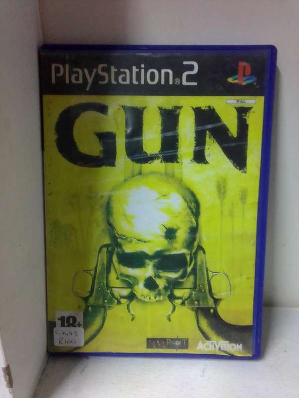 PS2 GUN - NO MANUAL (SUN FADED ARTWORK)