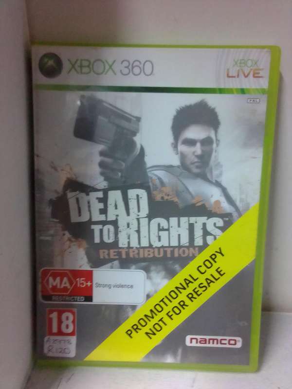 XBOX 360 DEAD TO RIGHTS (PROMOTIONAL COPY)