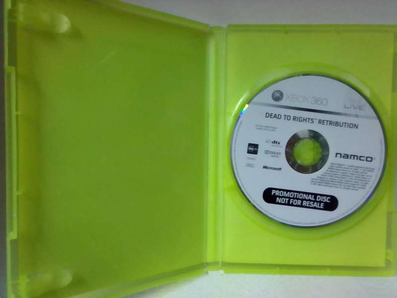 XBOX 360 DEAD TO RIGHTS (PROMOTIONAL COPY)