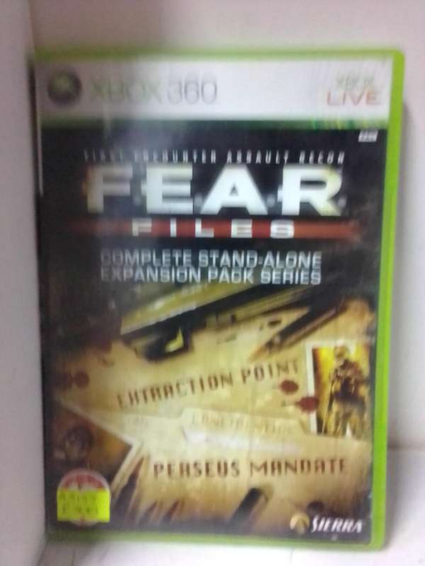 XBOX 360 FEAR FILES - CIB