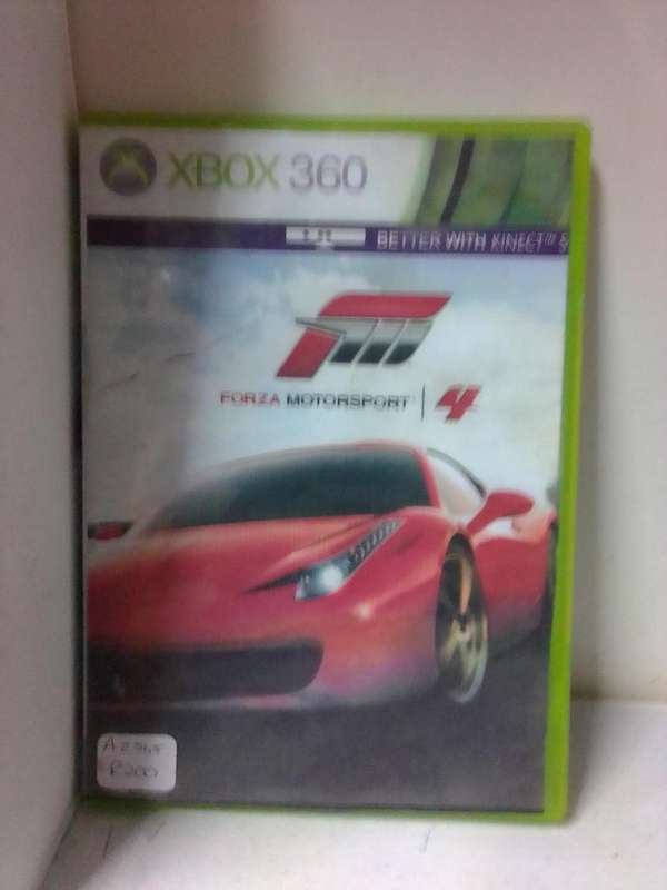 XBOX 360 FORZA MOTORSPORT 4 - NO  MANUAL
