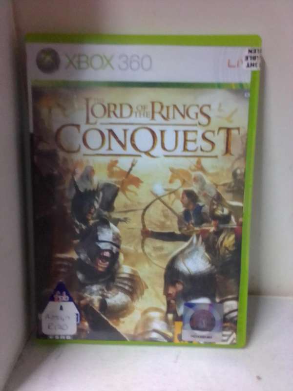 XBOX 360 LORD OF THE RINGS : CONQUEST - NO MANUAL (RE-PRINTED ARTWORK)