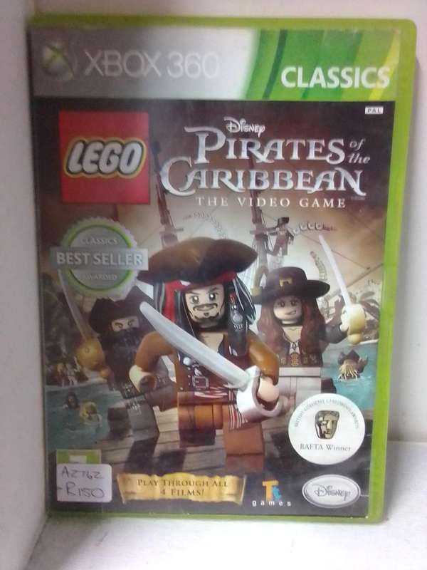 XBOX 360 LEGO PIRATES OF THE CARIBBEAN - NO MANUAL