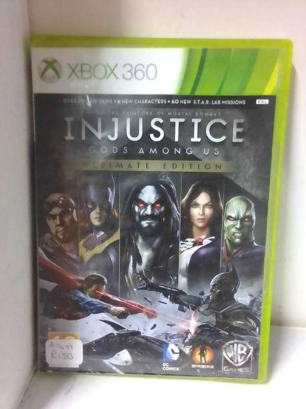 XBOX 360 INJUSTICE : GODS AMONG US (ULTIMATE EDITION) - NO MANUAL