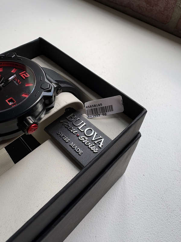 Bulova Accu Swiss 65B165 Percheron Manchester United MUFC automatic limited edition watch
