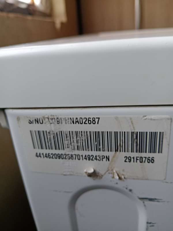 7kg Front Load Washing Machine in White Finish