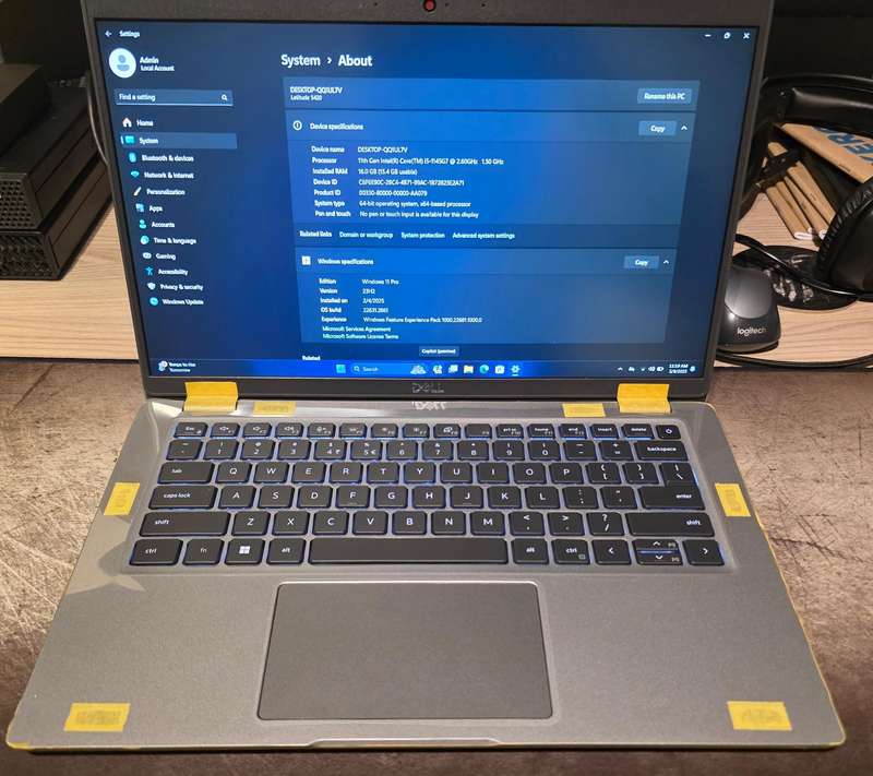 Dell Latitude 5420, Intel i5 1145G7, 16GB RAM, 256GB NVME, Windows 11 Pro
