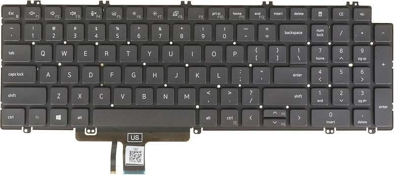 Dell Latitude 5520/5521/5530/5531 Precision 3560/3561/3570 Replacement Keyboard