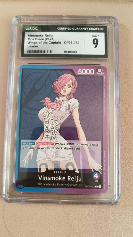 Vinsmoke OP06-042 CGC Graded 9