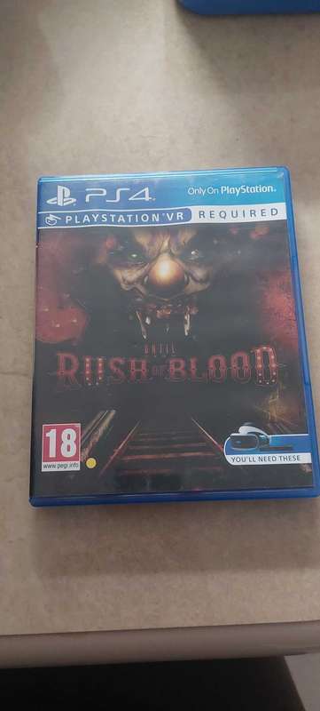 Rush of Blood PS4 game