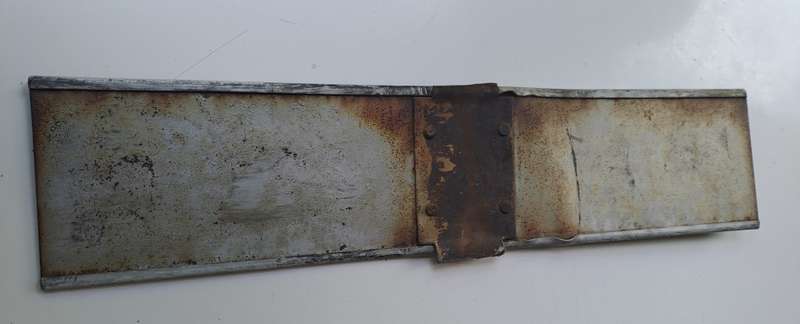 1950 Metal press Street name sign. Stuart str. Pretoria.