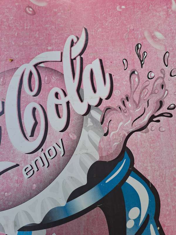 Vintage metal Coca Cola sign. !!!