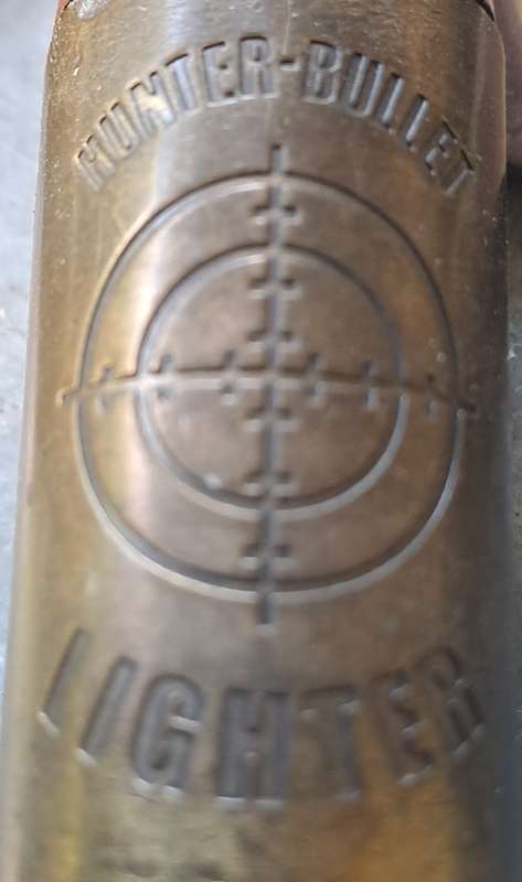 Bullet ( snot neus) gas lighter. Rare find!!