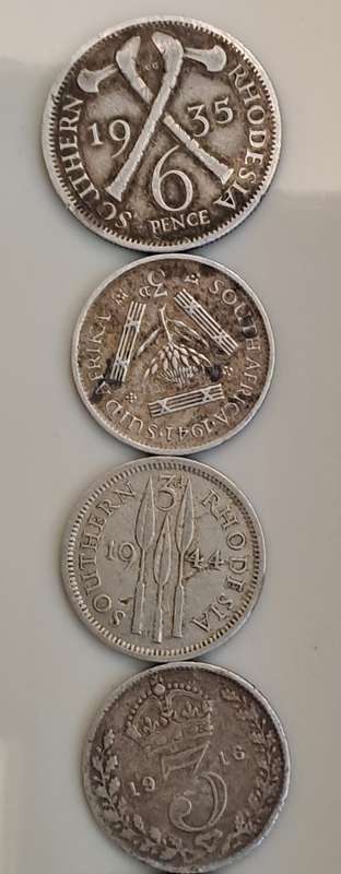 Siver coins x 6. Please see photo report.