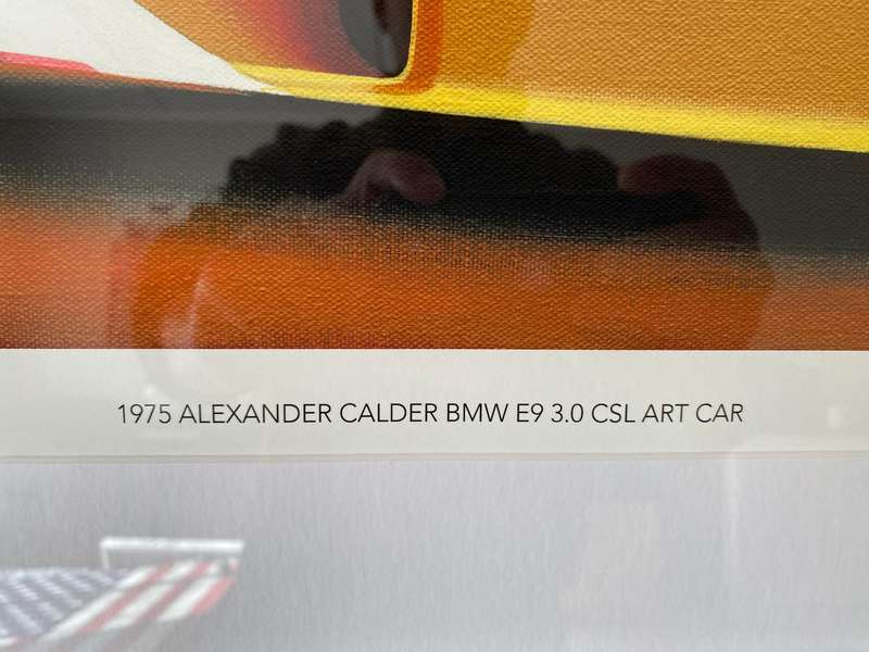 1975 Alexander Calder BMW E9 3.0 CSL Fine Art Giclée Print