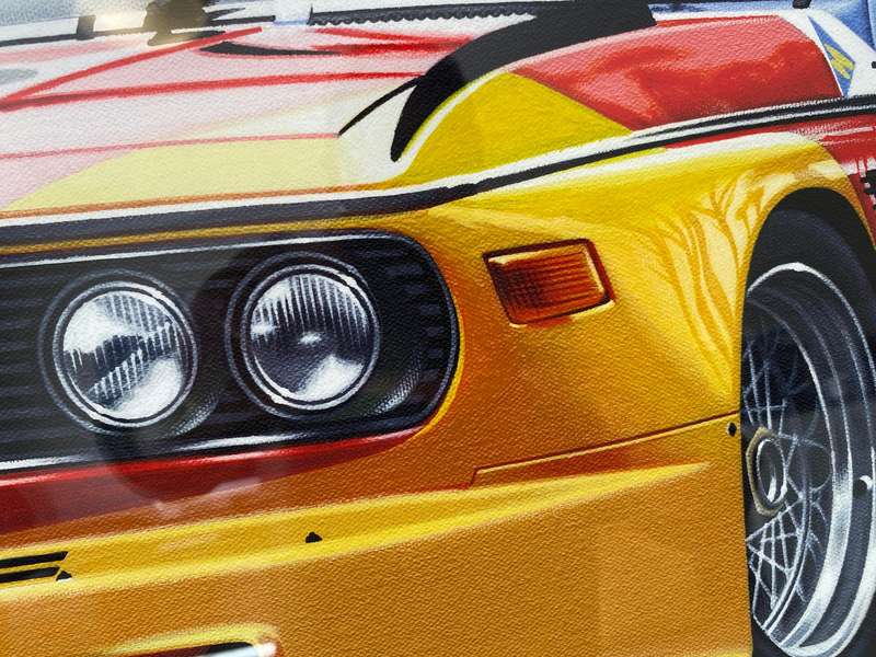 1975 Alexander Calder BMW E9 3.0 CSL Fine Art Giclée Print