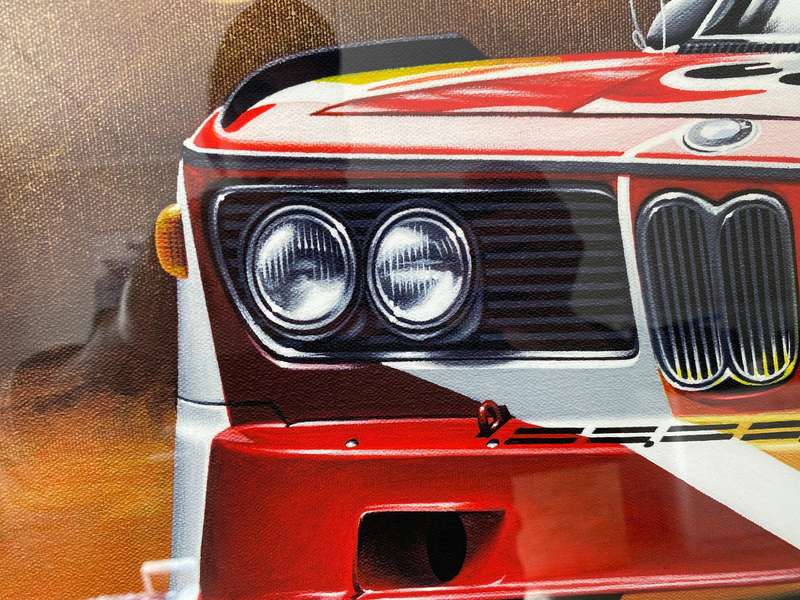 1975 Alexander Calder BMW E9 3.0 CSL Fine Art Giclée Print