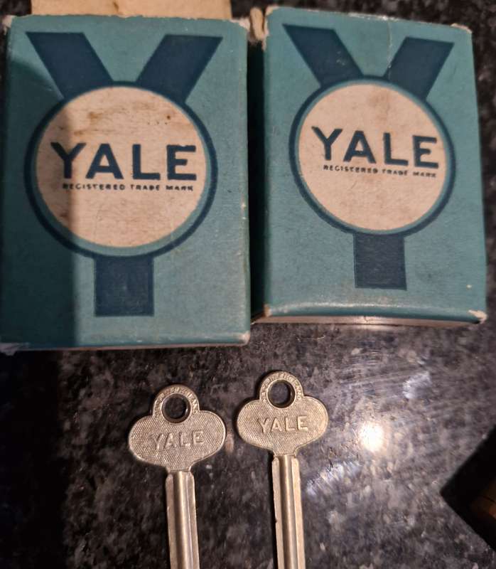 3 ANTIQUE PAD LOCKS - 2 YALE and 1 BRITISH MANUFACTURED