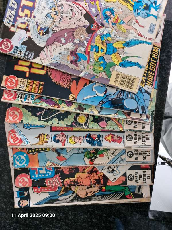 Collection of comics, collectable toys