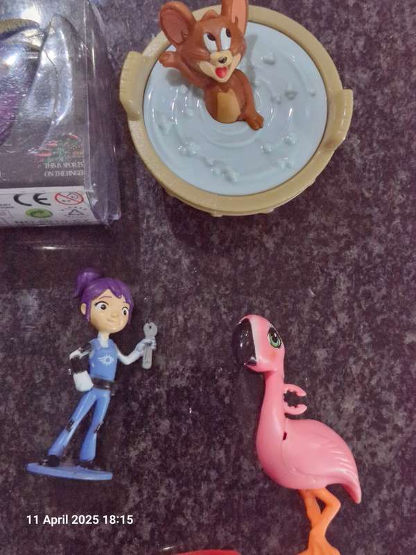 Collection of comics, collectable toys