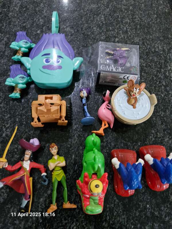 Collection of comics, collectable toys