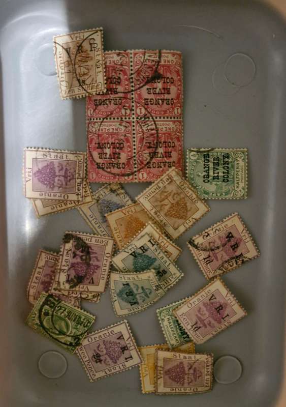 Unsorted and semi sorted box of South African Stamps Incl ZAR, union, Cape of Good hope etc
