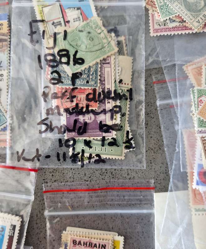 Over 50 British Colonial semi sorted stamp packs including 15 packs containing Queen Victoria stamps