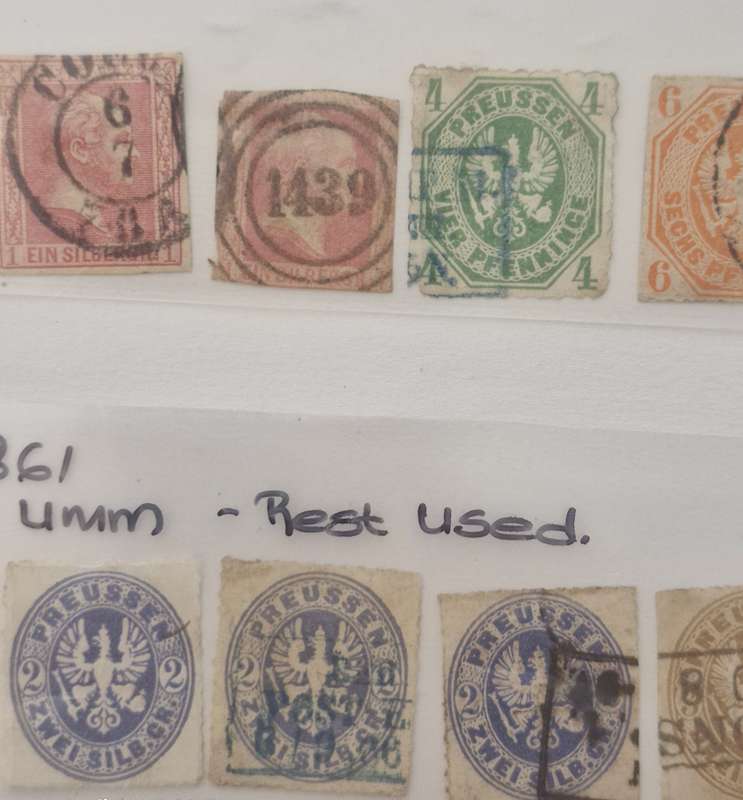 PRUSSIA - LOT OF 15 stamps from 1850 onwards - GREAT VALUE