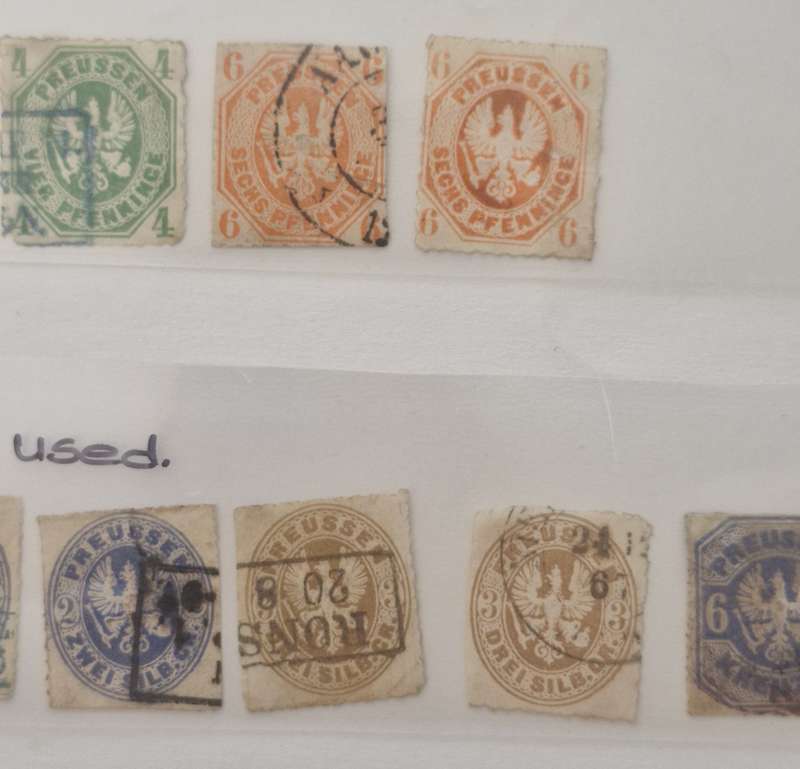 PRUSSIA - LOT OF 15 stamps from 1850 onwards - GREAT VALUE