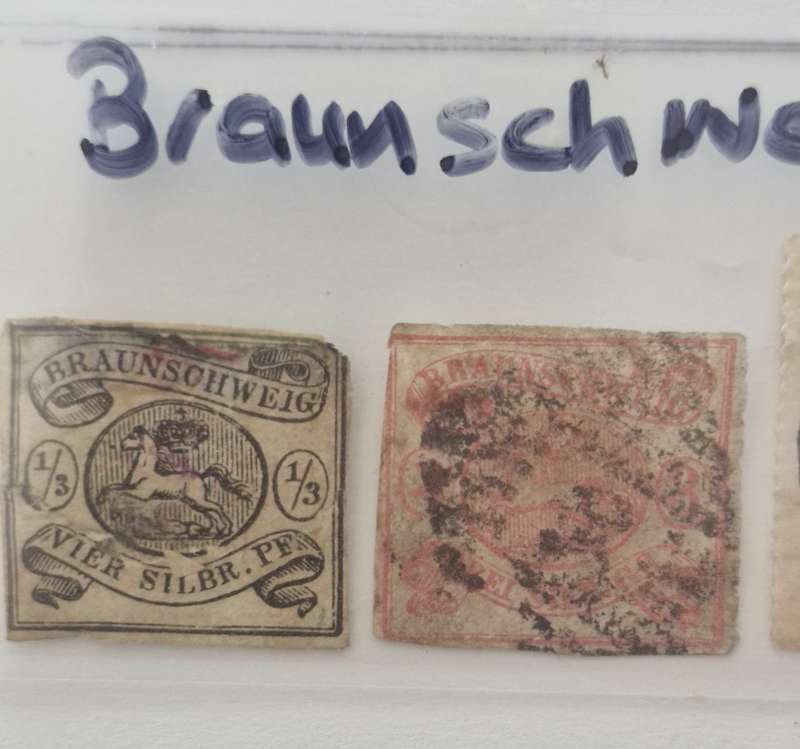BRAUNSCHWEIG  - from 1853 onwards LOT OF 6 - GOOD VALUE