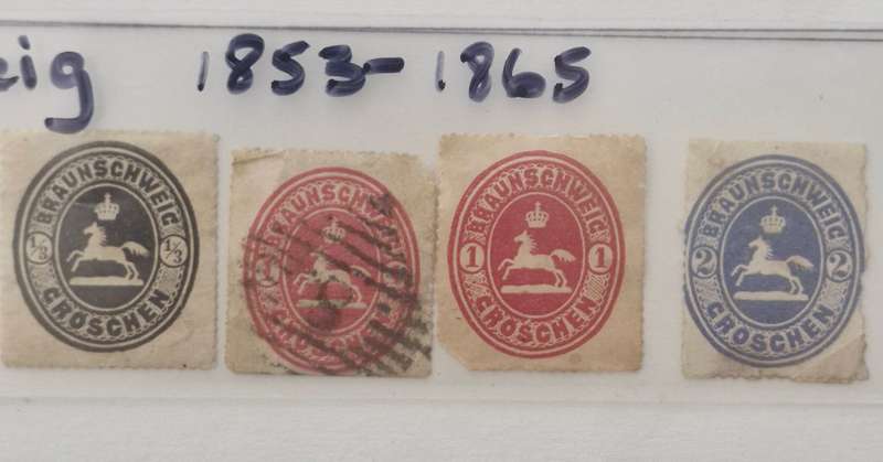 BRAUNSCHWEIG  - from 1853 onwards LOT OF 6 - GOOD VALUE