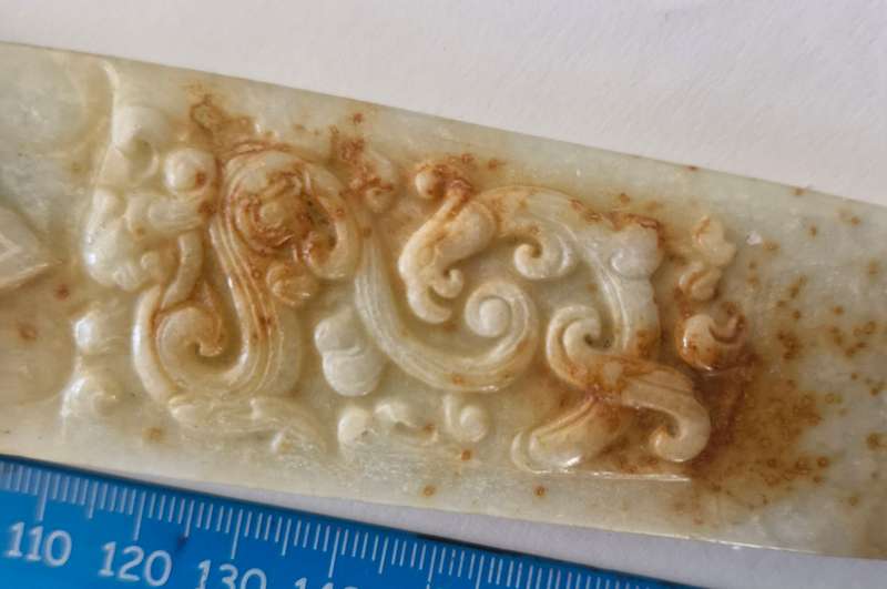 Beautiful Mutton Fat Jade ceremonial dagger