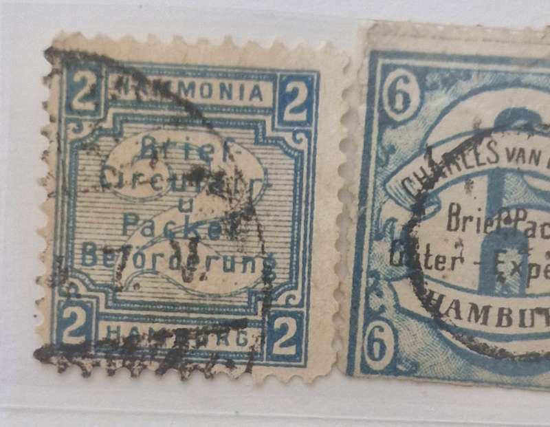 GERMAN IMPERIAL ERA PRIVATE POST OFFICES - Hamburg from 1864 and 1890s