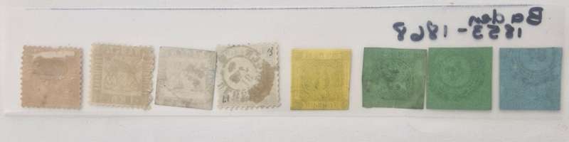 BADEN lot of 8 stamps - from 1853 onwards GOOD VALUE