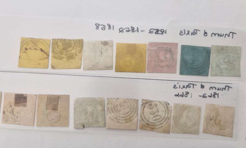 THURN AND TAXIS- lot of 15 stamps from 1858 onwards - GOOD VALUE
