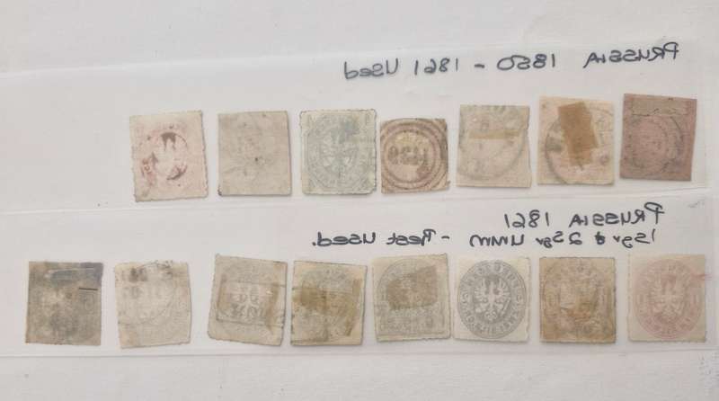 PRUSSIA - LOT OF 15 stamps from 1850 onwards - GREAT VALUE