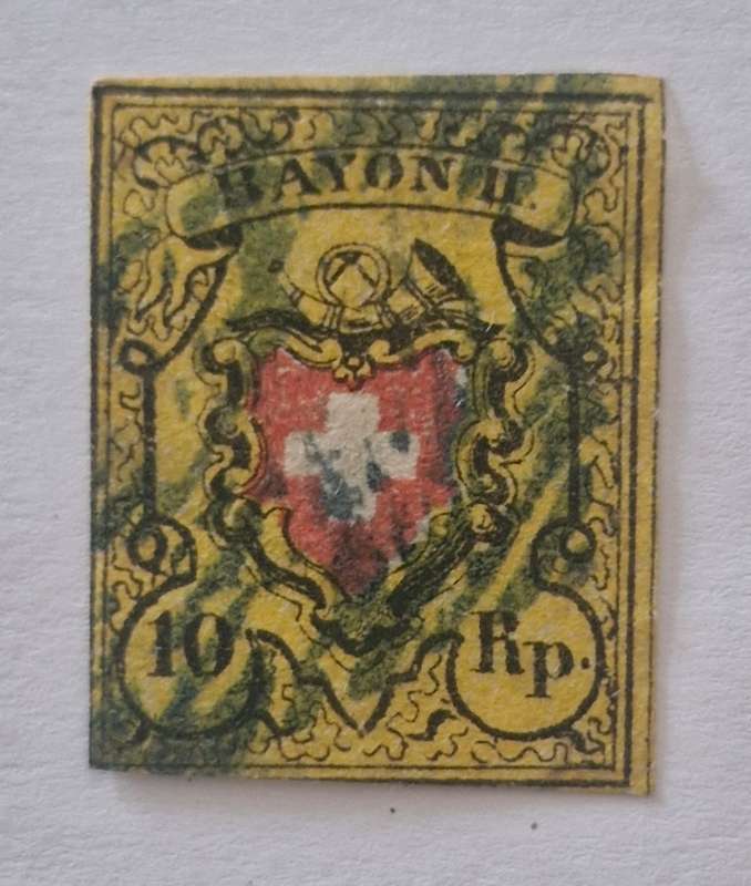SWITZERLAND - lot of 3 stamps - 1850s GREAT VALUE