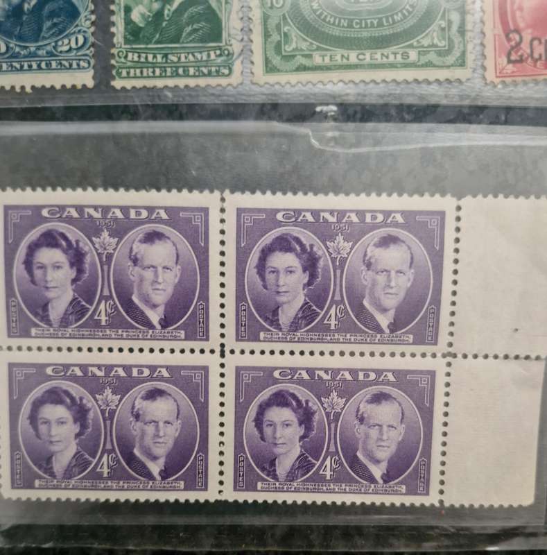 WOW!!!! 6 strips of Queen Victoria Canada Stamps - GREAT VALUE