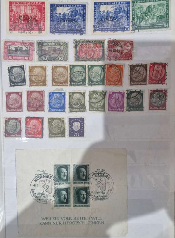 31 Page Prinz album with GERMAN stamps - 1800s onwards - GREAT VALUE
