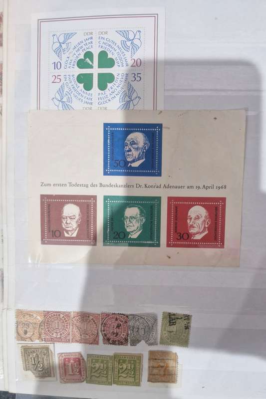 31 Page Prinz album with GERMAN stamps - 1800s onwards - GREAT VALUE