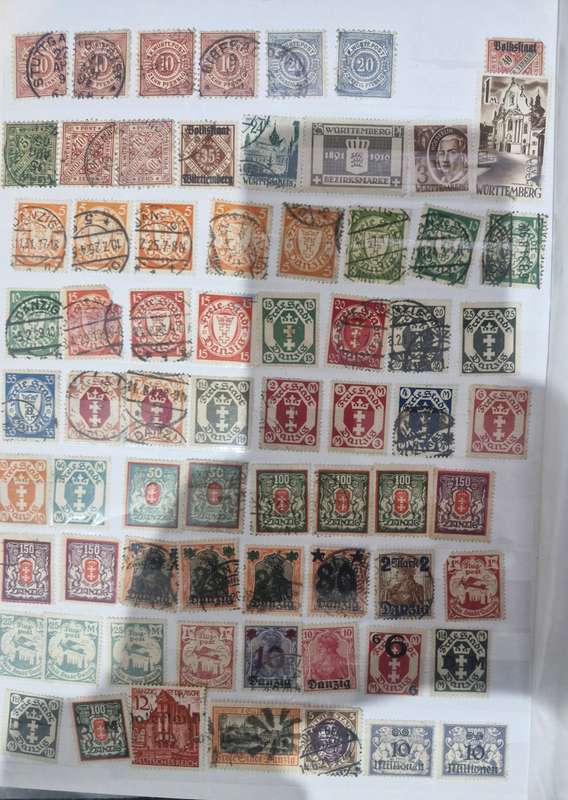 31 Page Prinz album with GERMAN stamps - 1800s onwards - GREAT VALUE